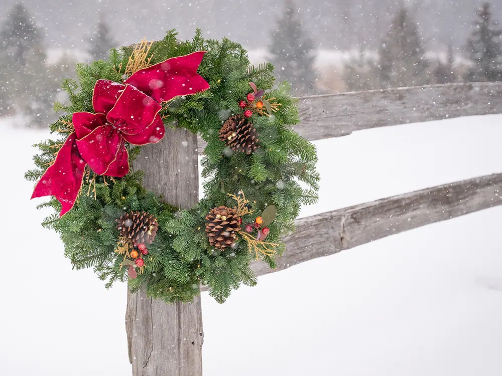Holiday Wreath Giving